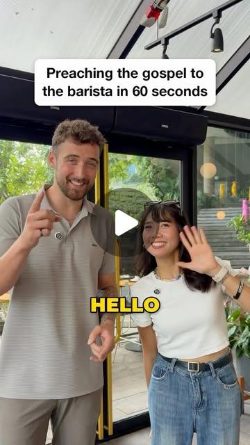Preaching the gospel to the barista in 60 seconds